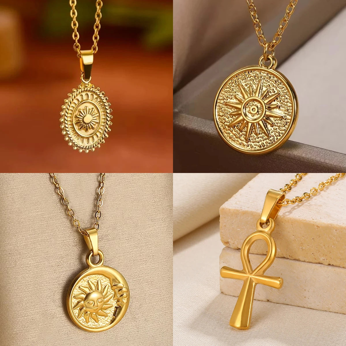 Celestial Coin Necklace
