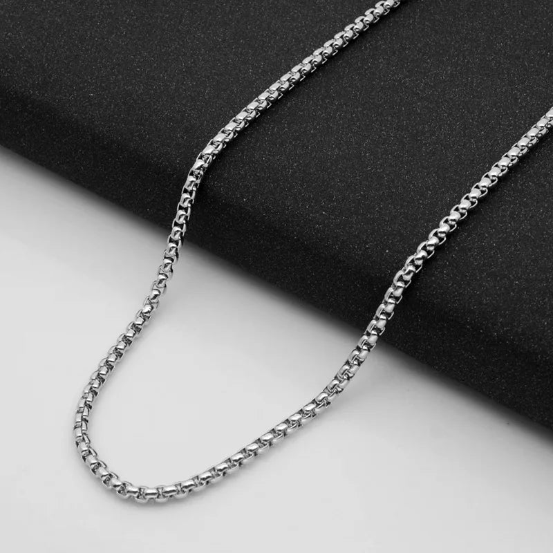 Rope Chain Pendant 2mm Necklace