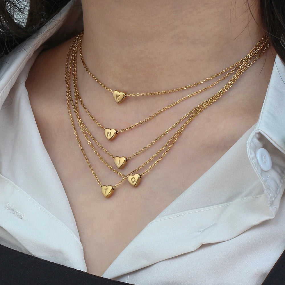 Heart Pendant Initial Edition 2 Edition 3 Necklace