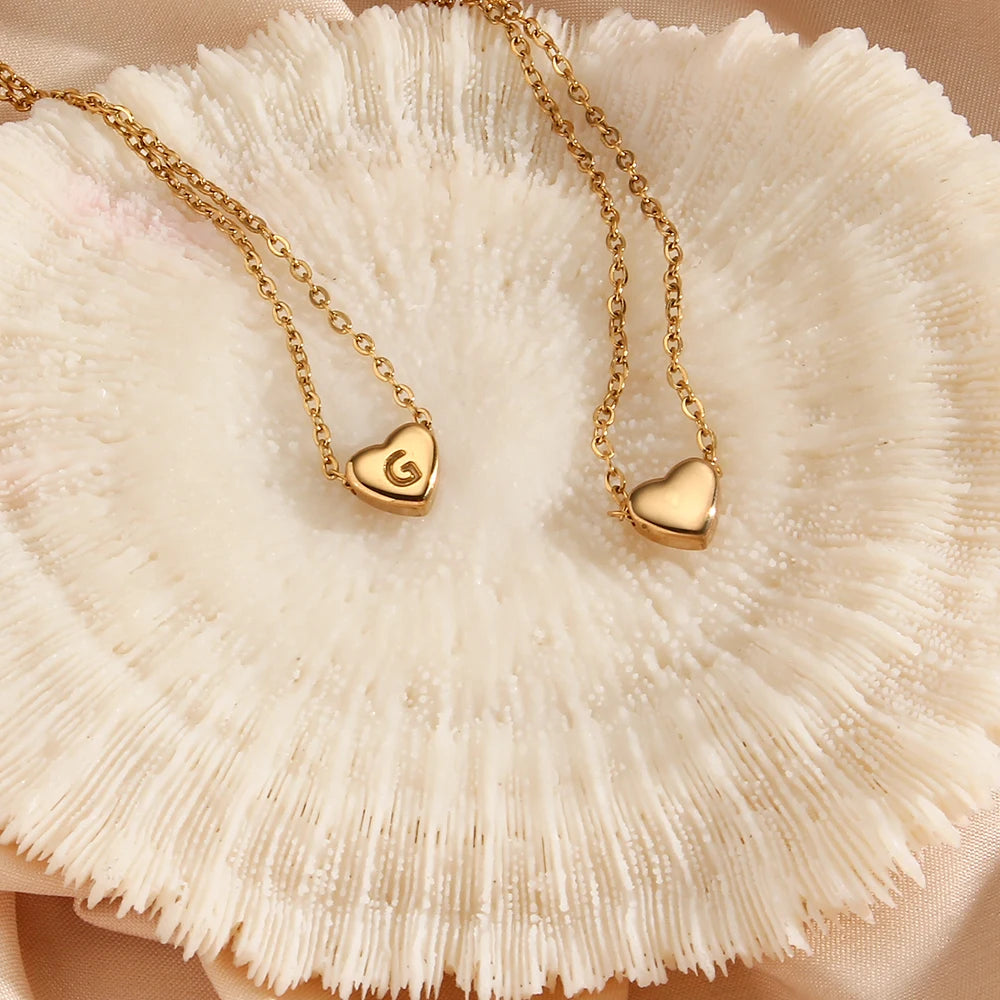 Heart Pendant Initial Edition 2 Necklace