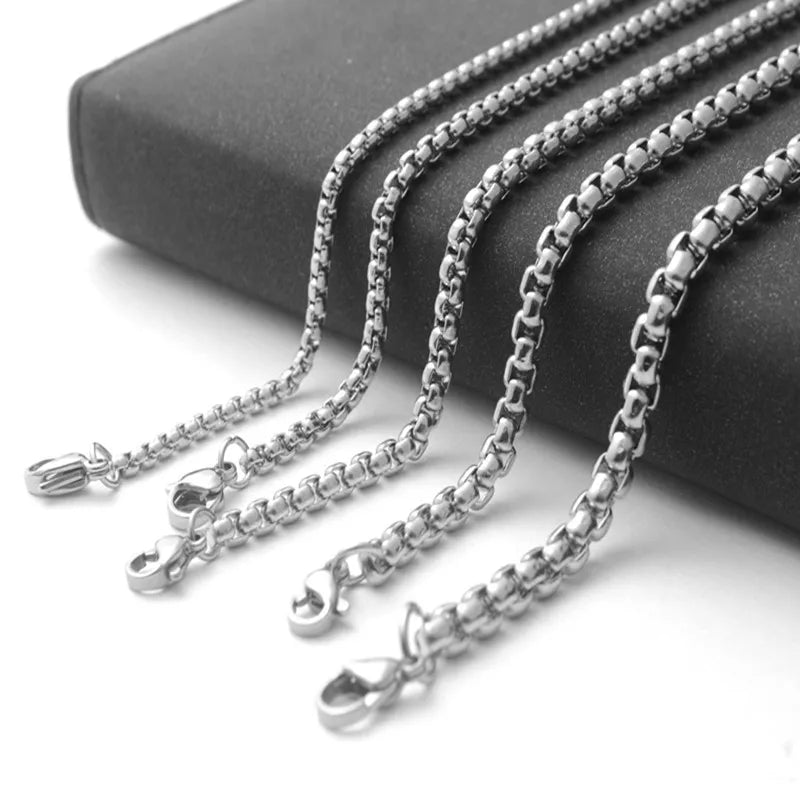 Rope Chain Pendant 2mm Necklace