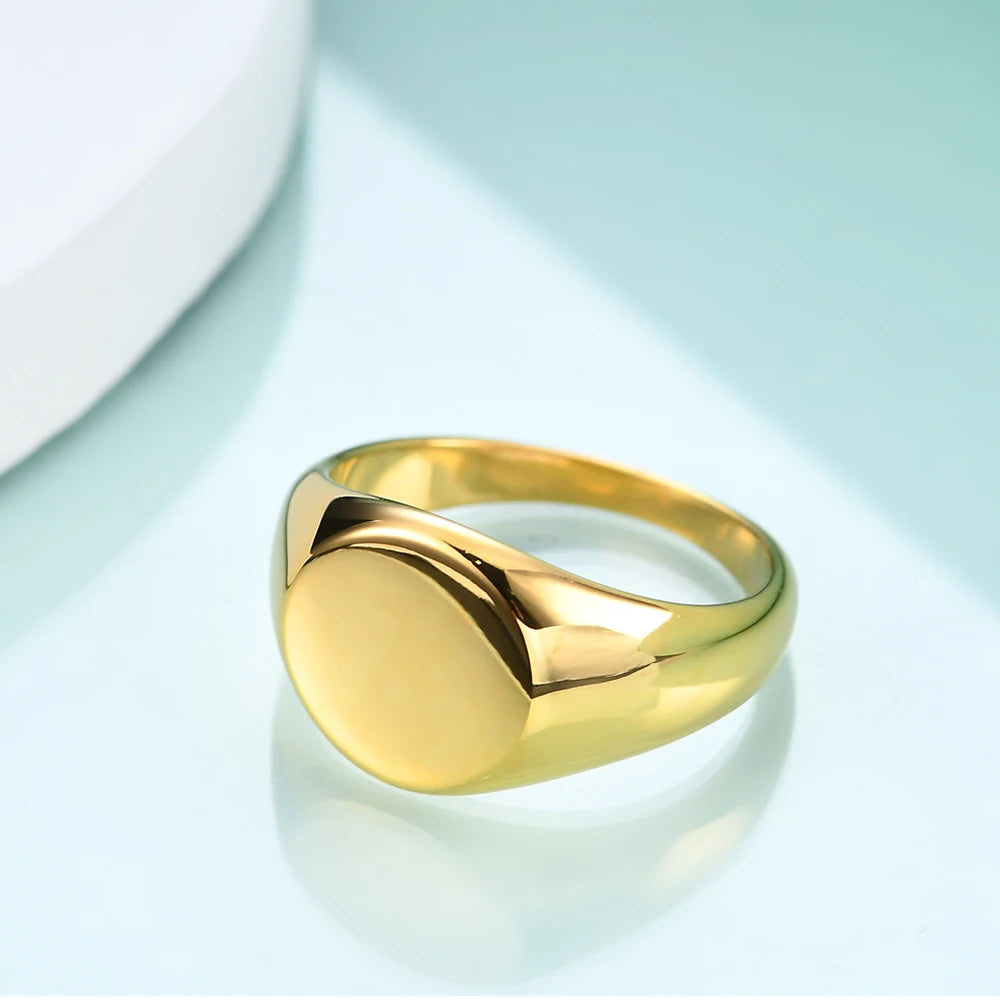 Initial Signet Ring