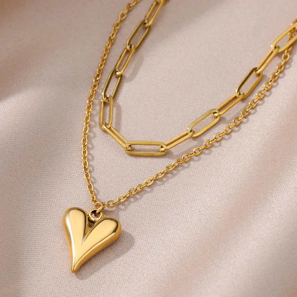Heart Pendant Handmade Necklace