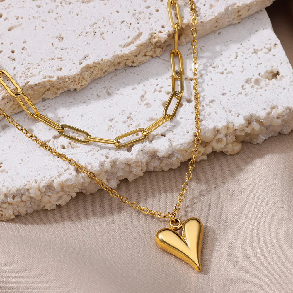 Heart Pendant Handmade Necklace
