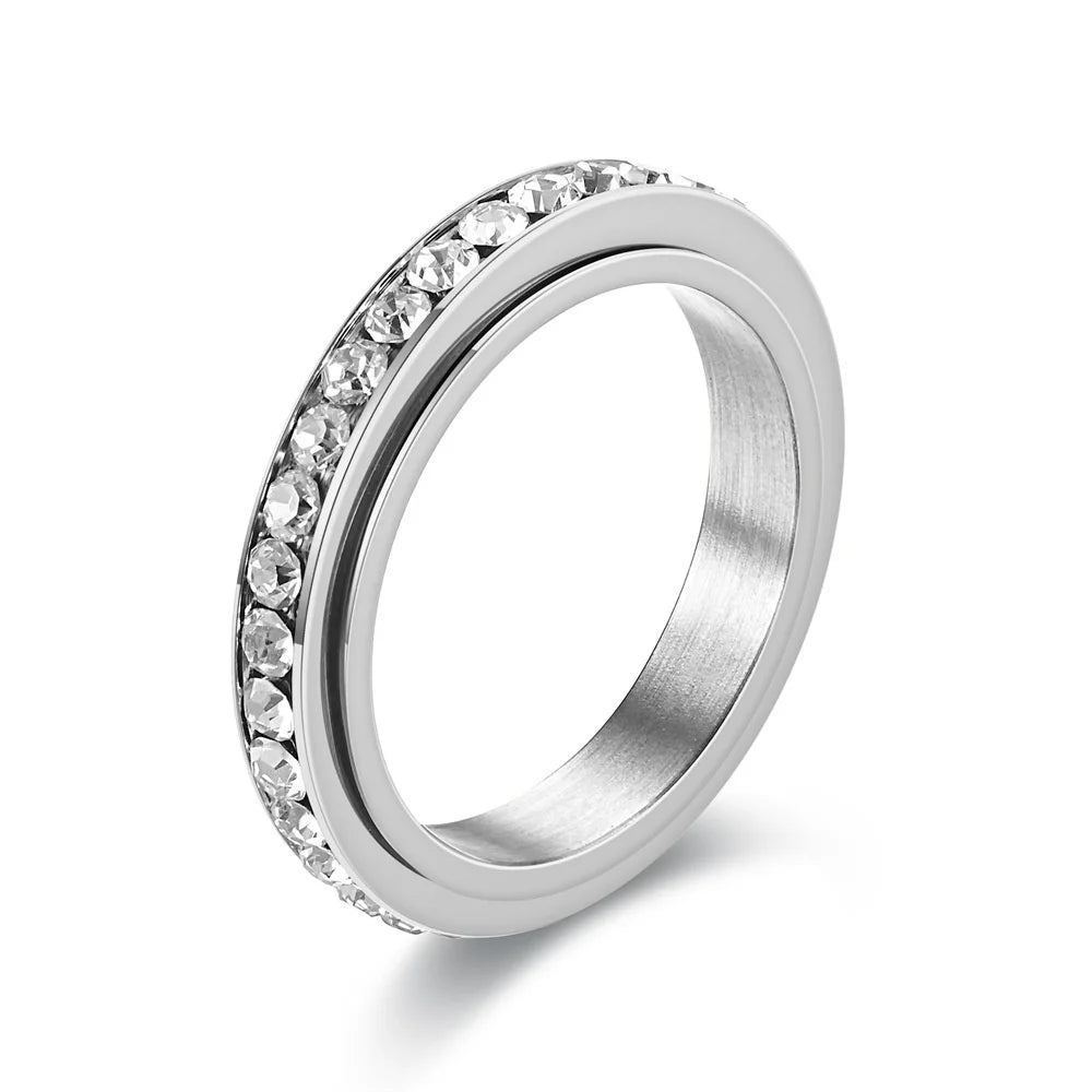 Spinner Crystal Ring