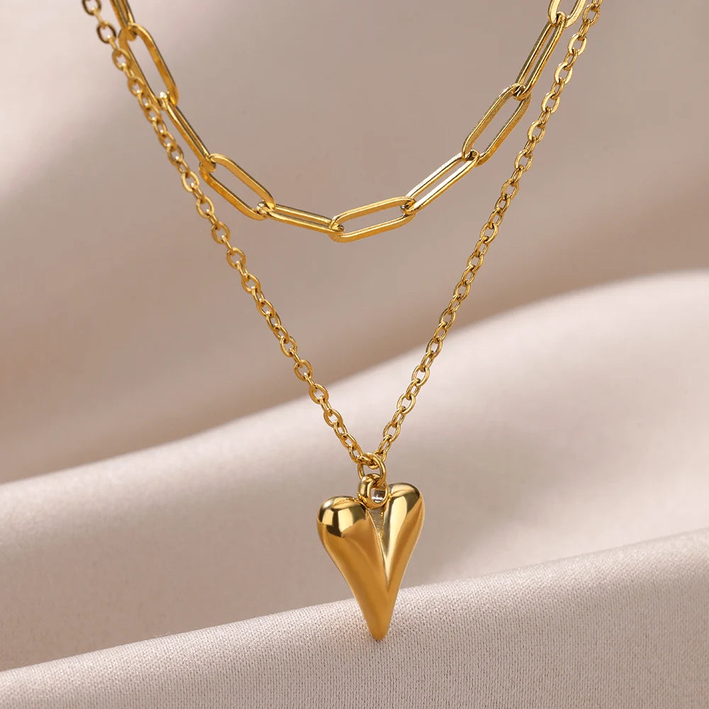 Heart Pendant Handmade Necklace