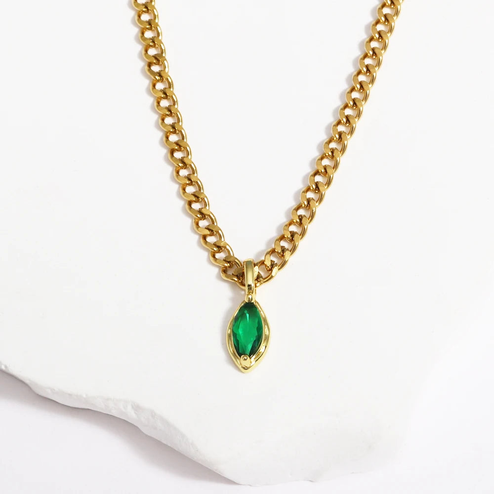 Pendant Zirconia Necklace