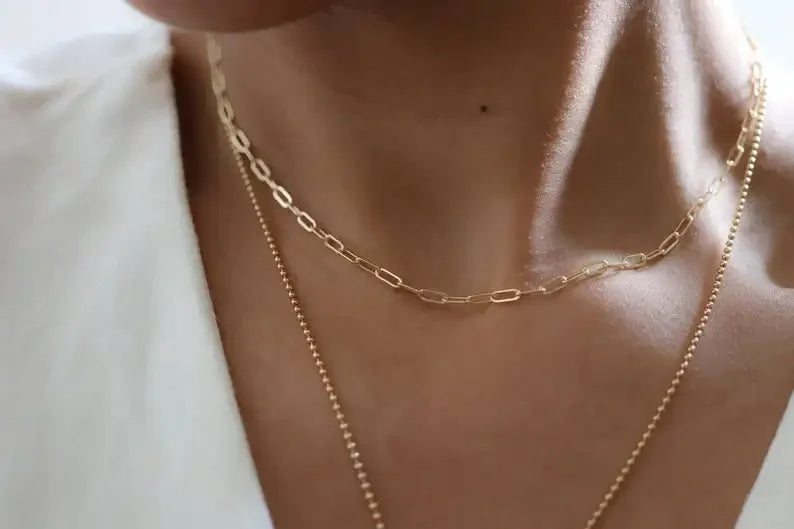 Paperclip Chain Necklace