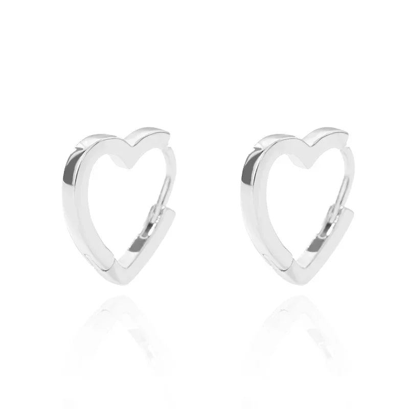 Heart Zirconia Earrings