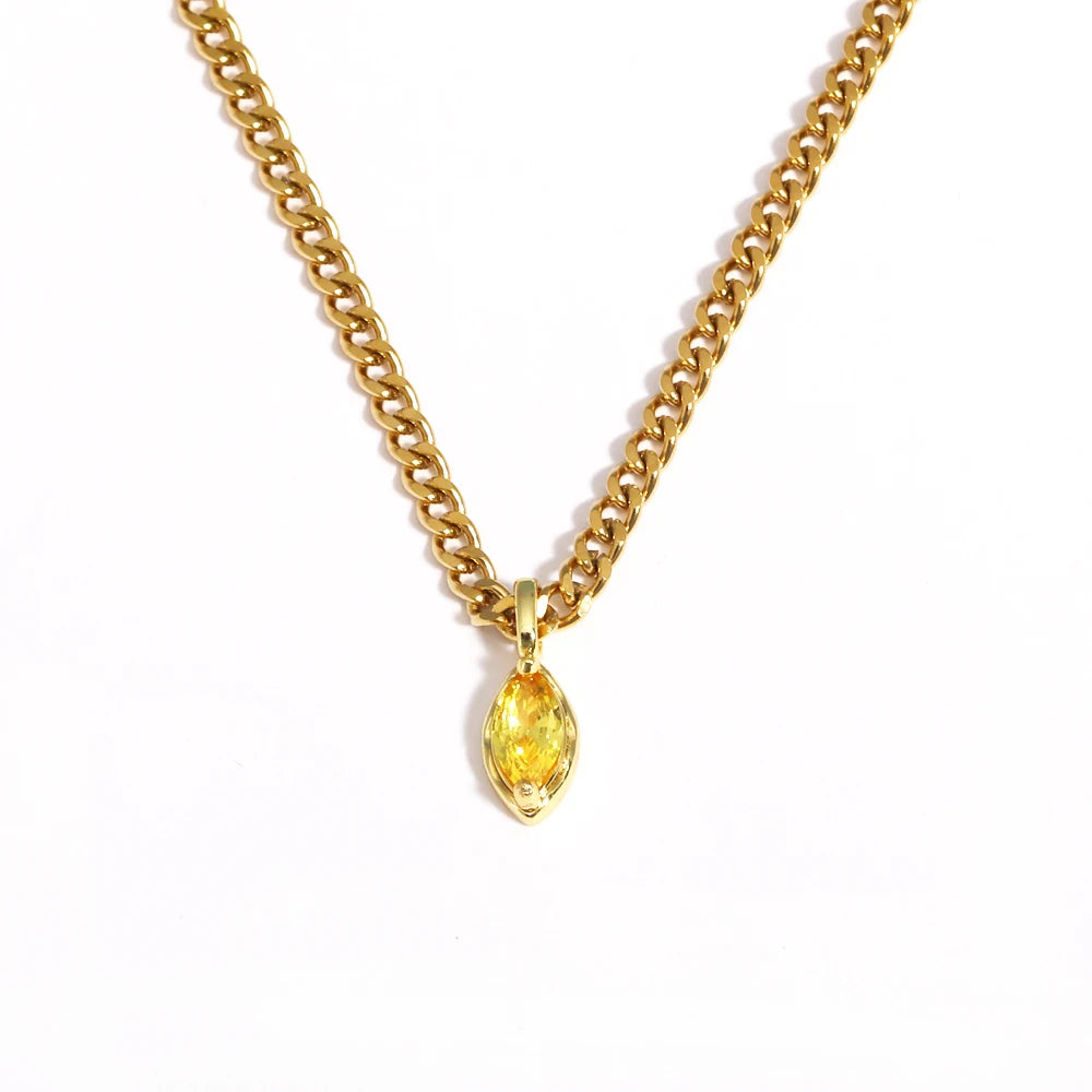 Pendant Zirconia Necklace