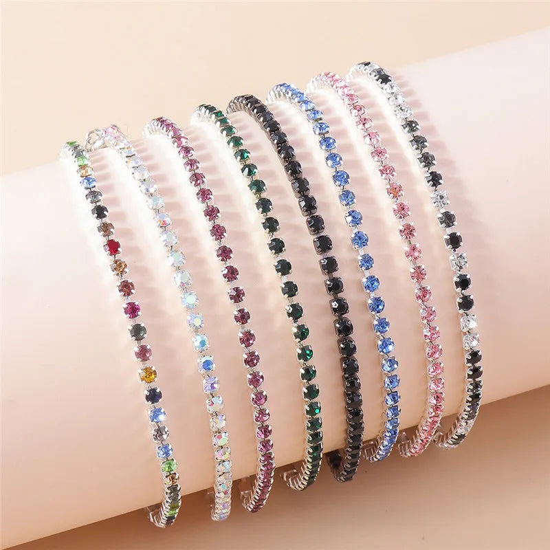 Tennis Crystal Rhinestone Bracelet