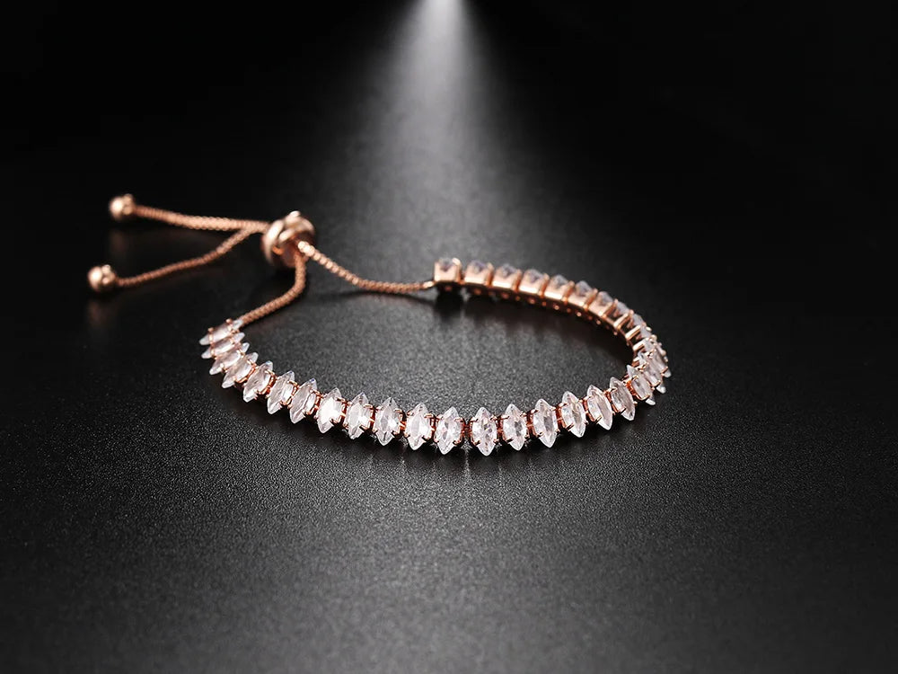 Tennis Crystal Mixed Shape Bracelet