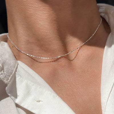 Sparkling Geometric Necklace
