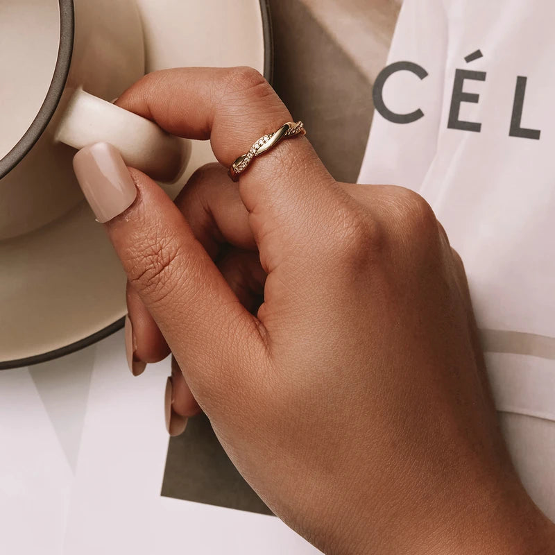 Rope Chain Layered Classic 1 Ring