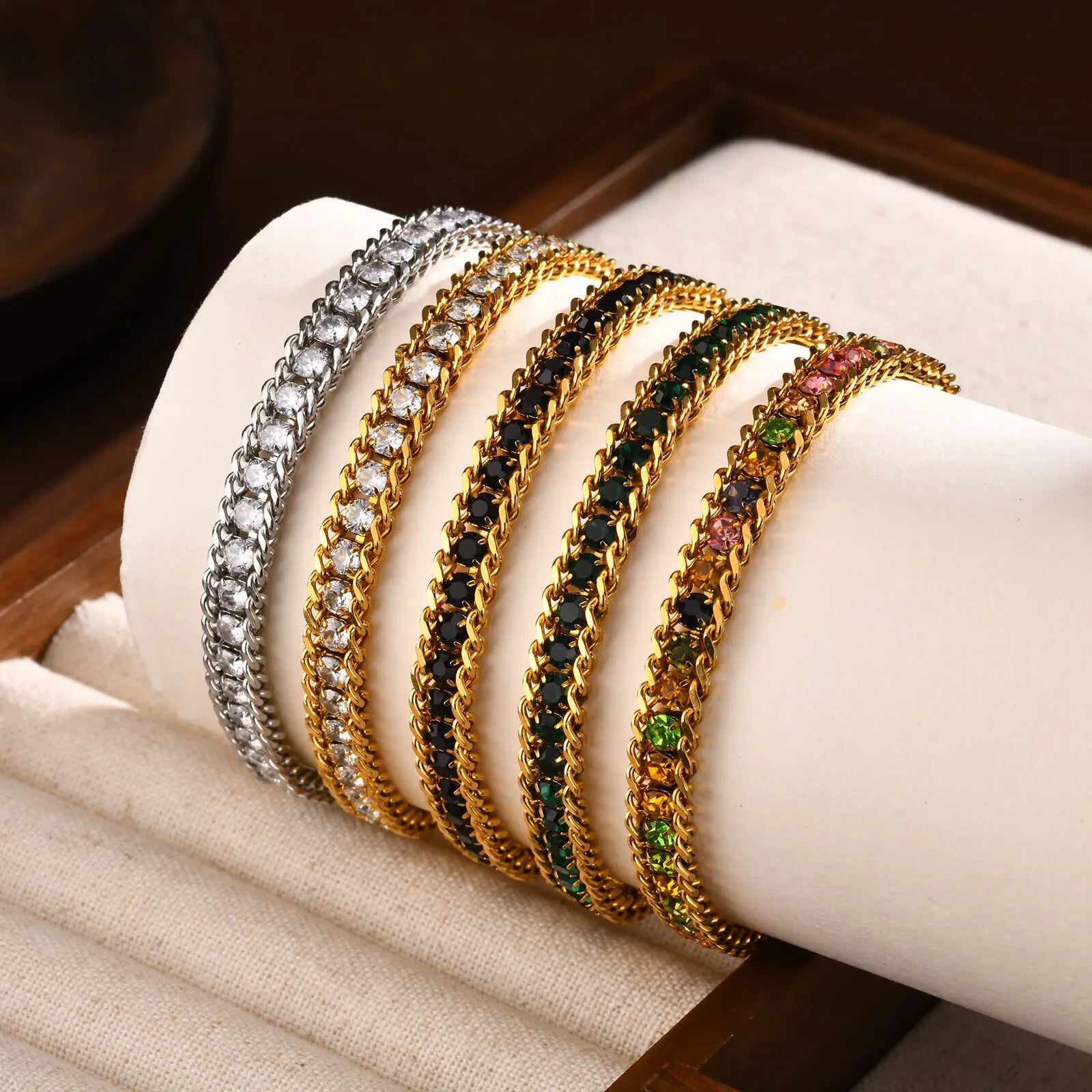 Tennis Zirconia Charm Edition 2 Bracelet