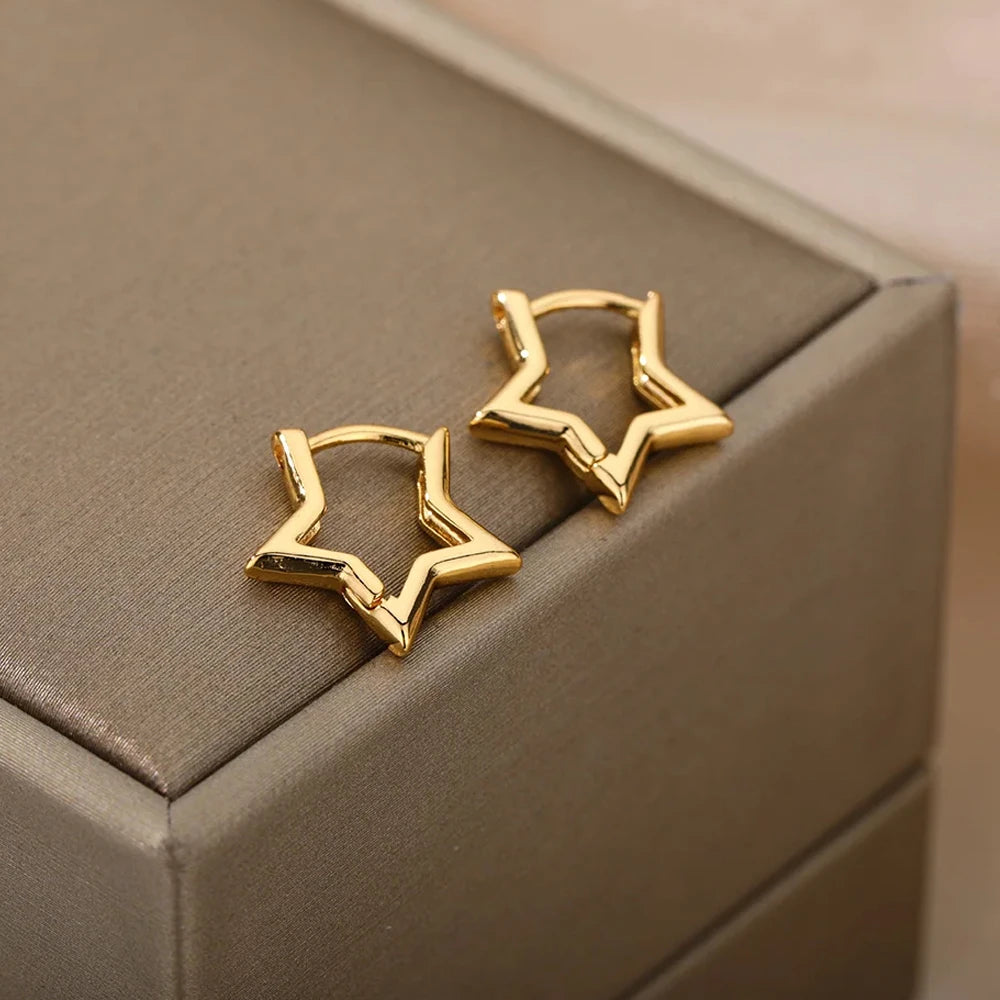 Heart Zirconia Earrings
