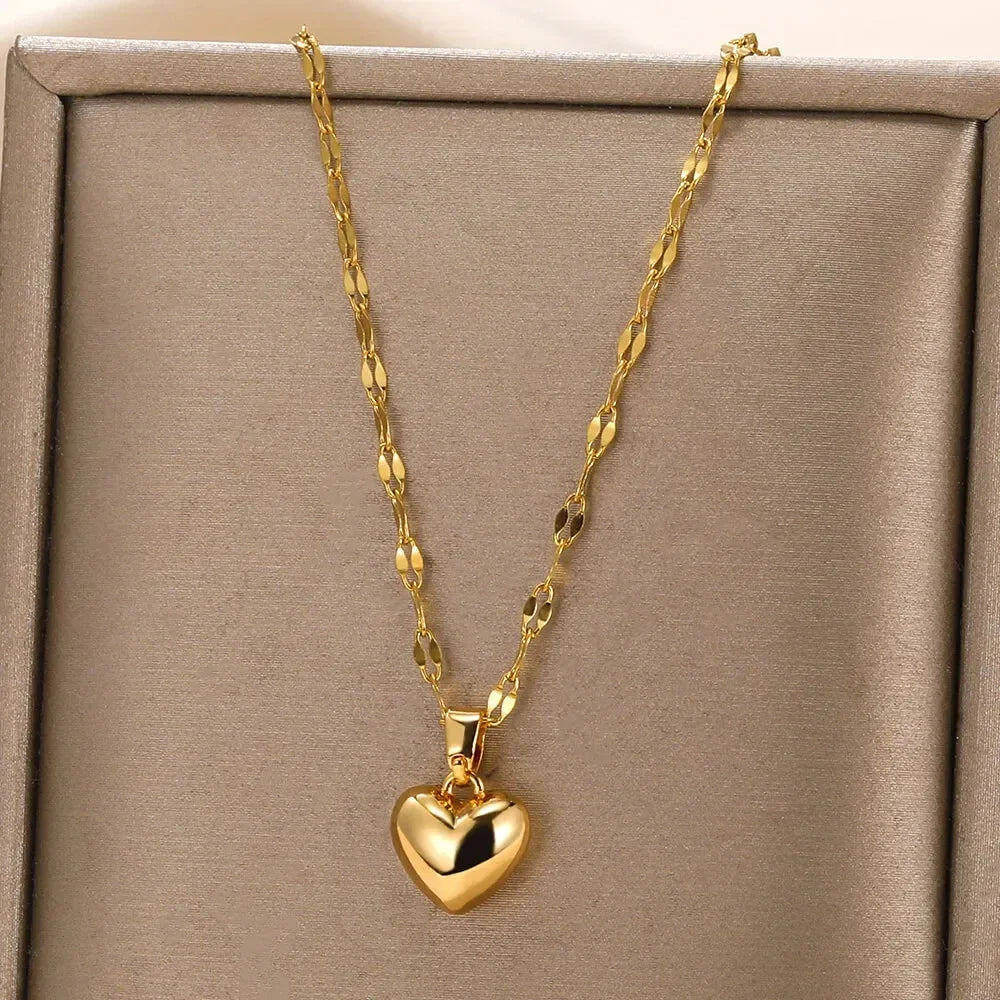 Heart Pendant Love Necklace