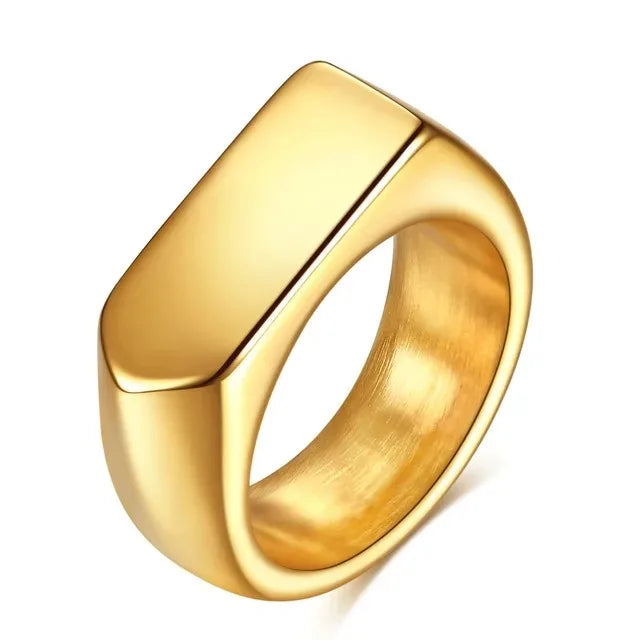 Initial Signet Ring