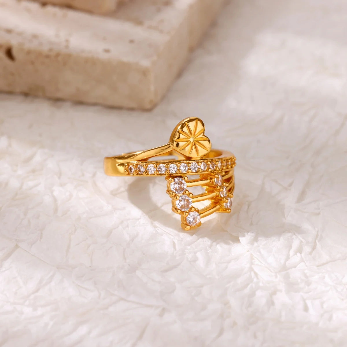 Geometric Charm Ring