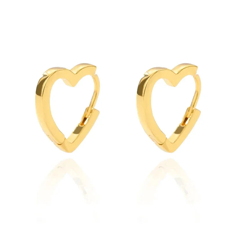 Heart Zirconia Earrings