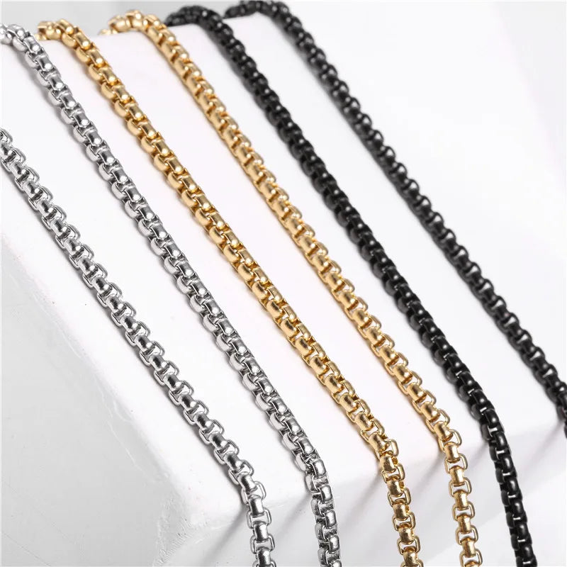 Rope Chain Pendant 2mm Necklace