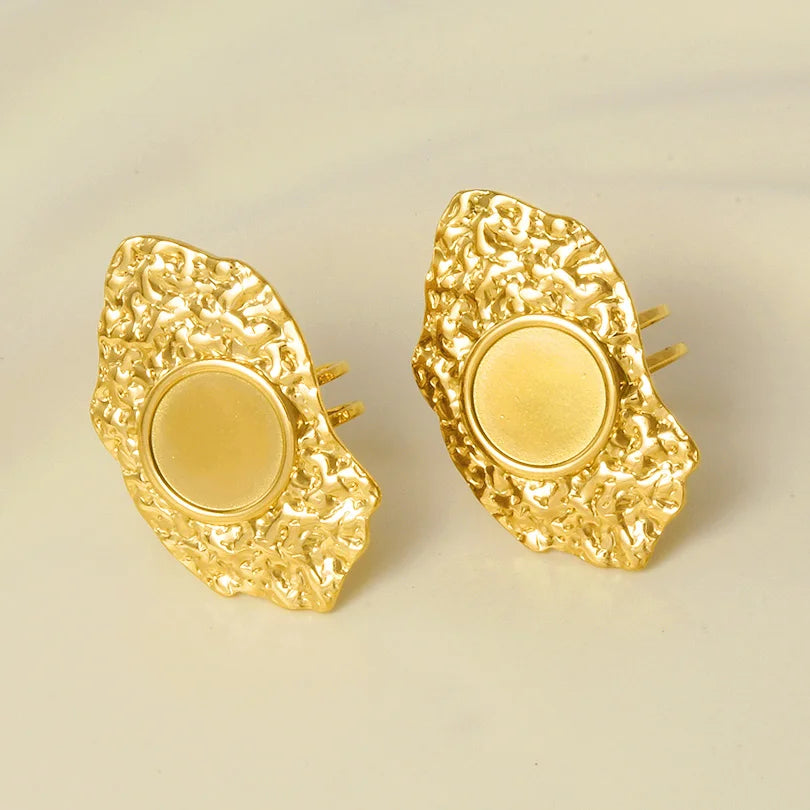 Teardrop Geometric Ring