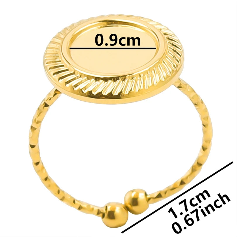 Teardrop Geometric Ring