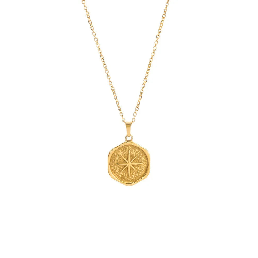 Celestial Tag Necklace