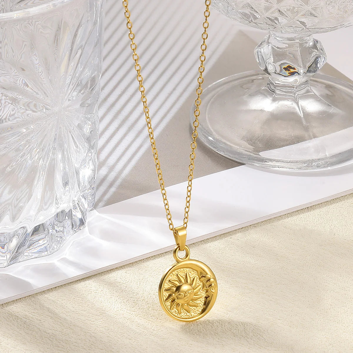 Celestial Coin Necklace