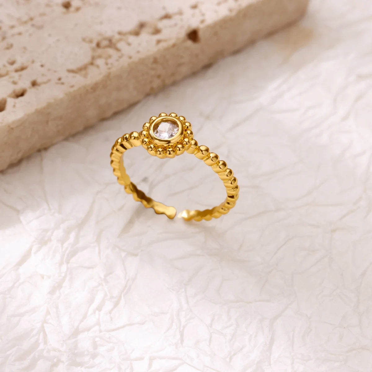 Geometric Charm Ring