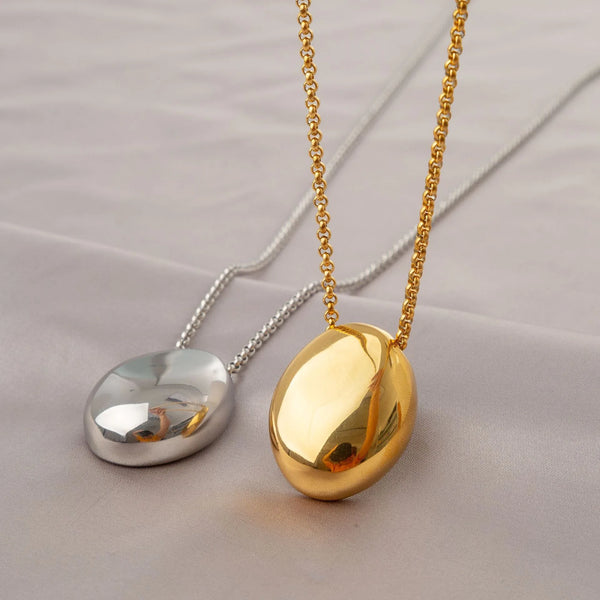 Oval Pendant Necklace