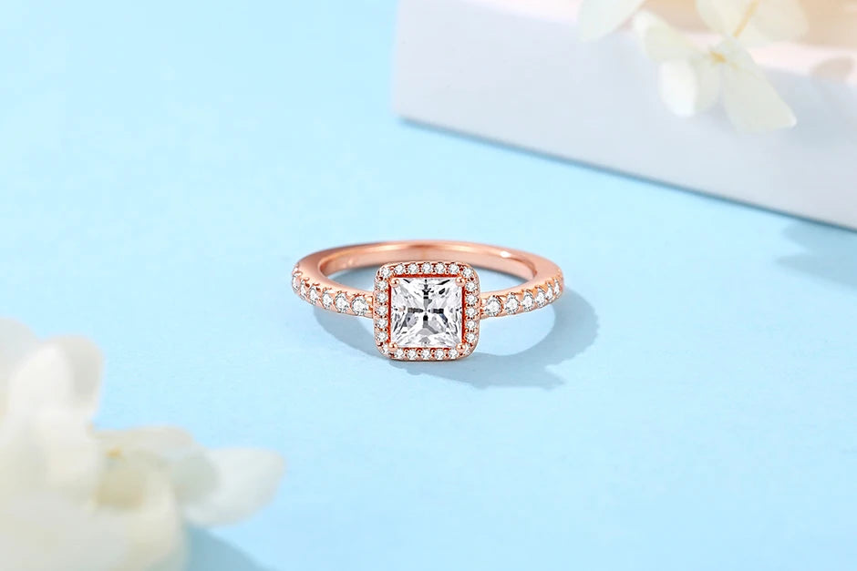 Layered Heart Wedding Ring
