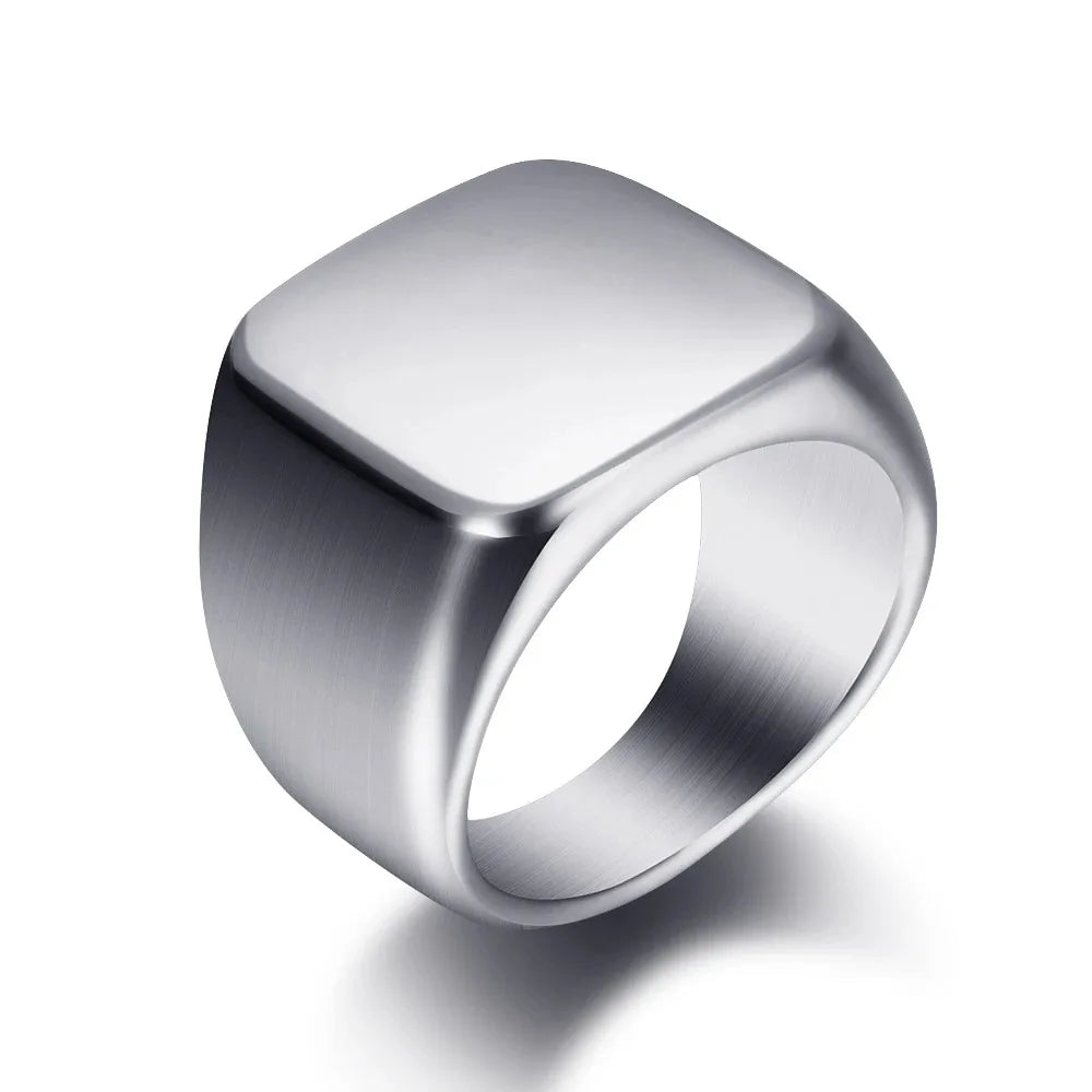 Initial Signet Ring