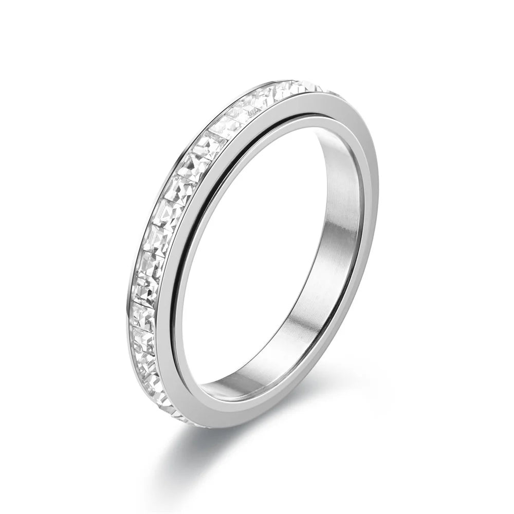 Spinner Crystal Ring