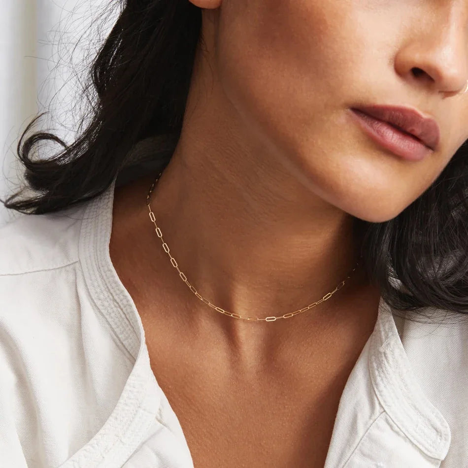 Paperclip Chain Necklace