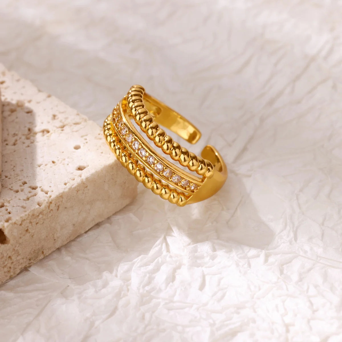 Geometric Charm Ring