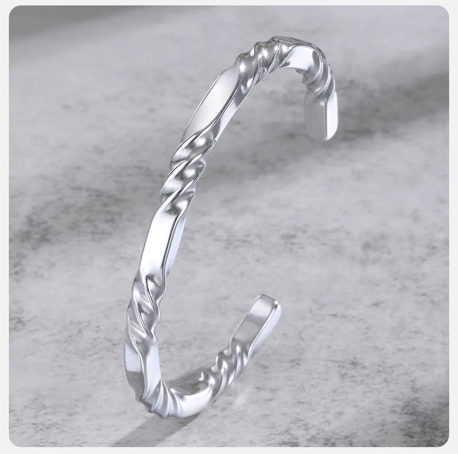 Geometric Bangle Bracelet
