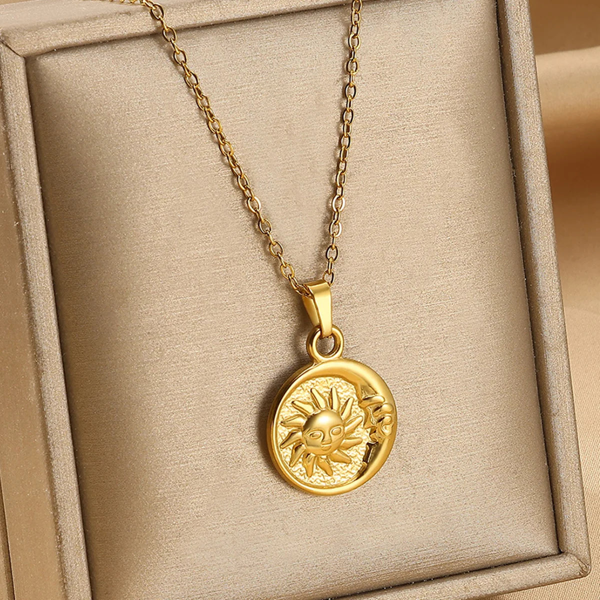 Celestial Coin Necklace