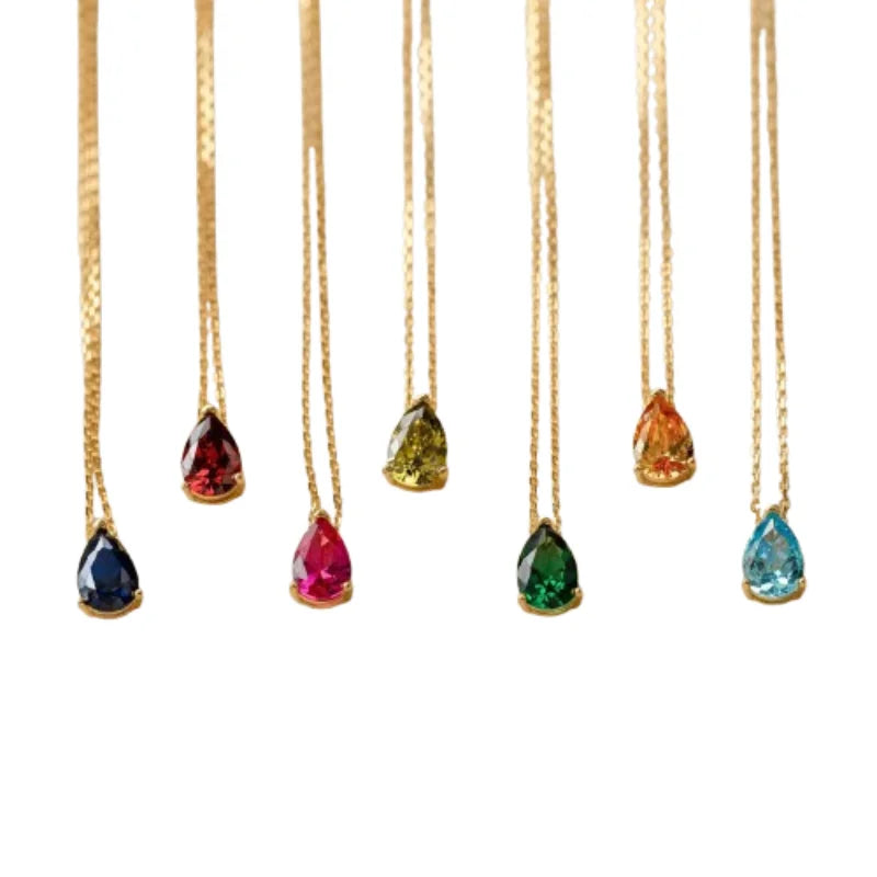 Teardrop Pendant Necklace