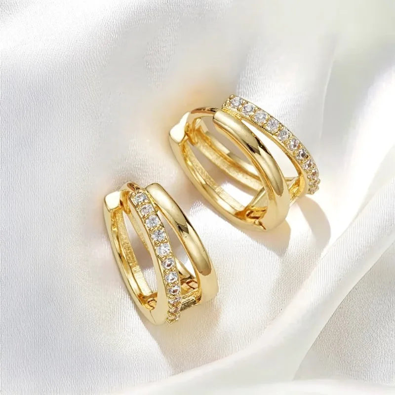 Classic Zirconia Classic 2 Earrings