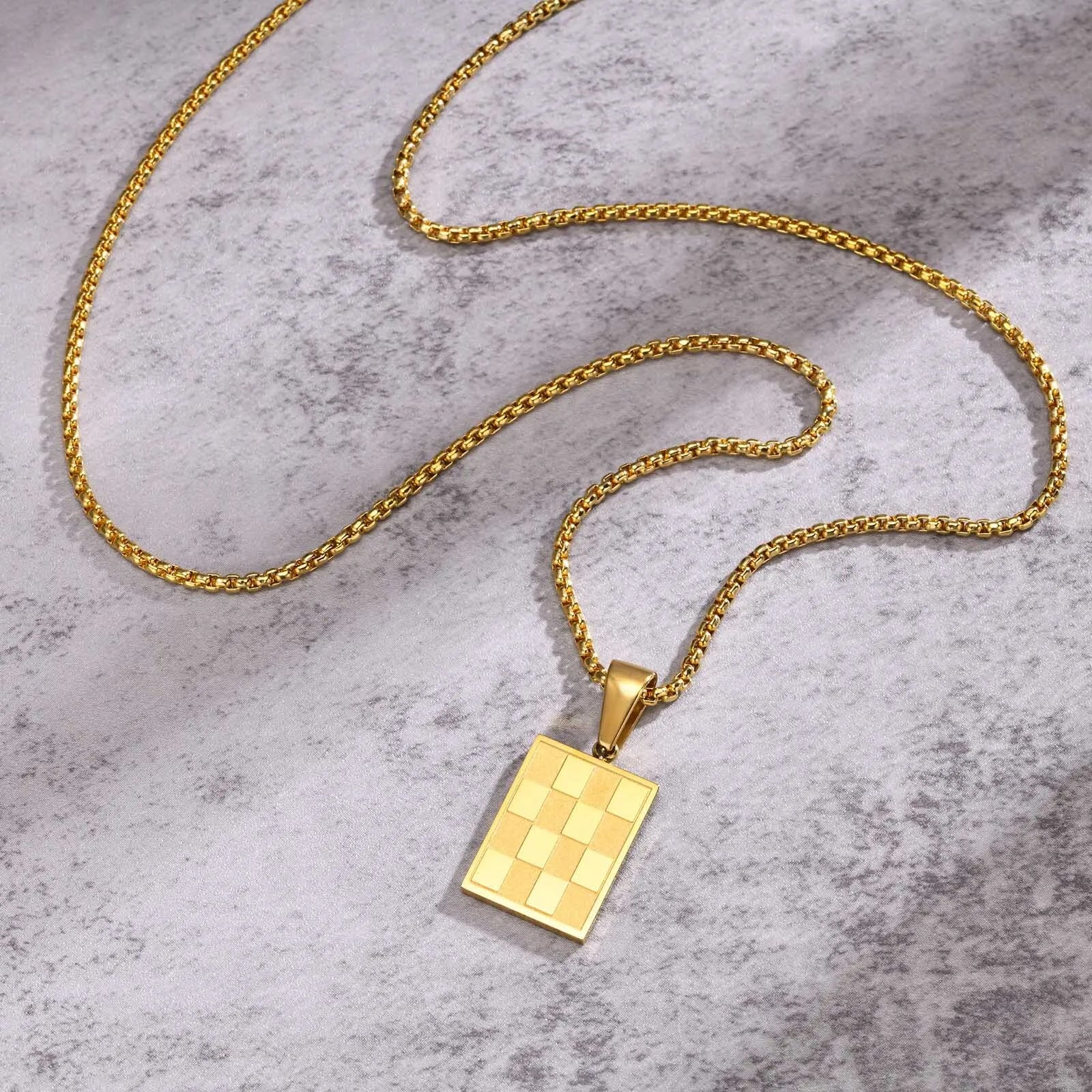 Tag Pendant Necklace