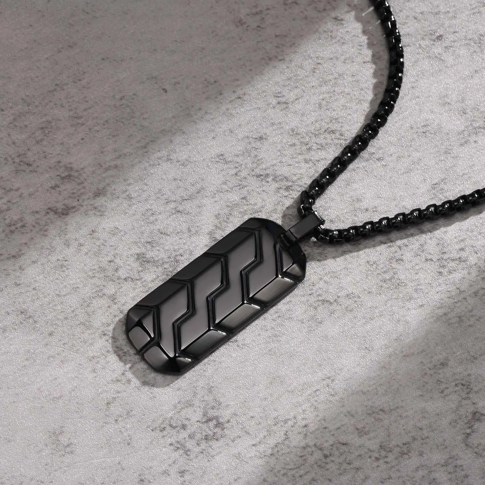 Tag Pendant Necklace