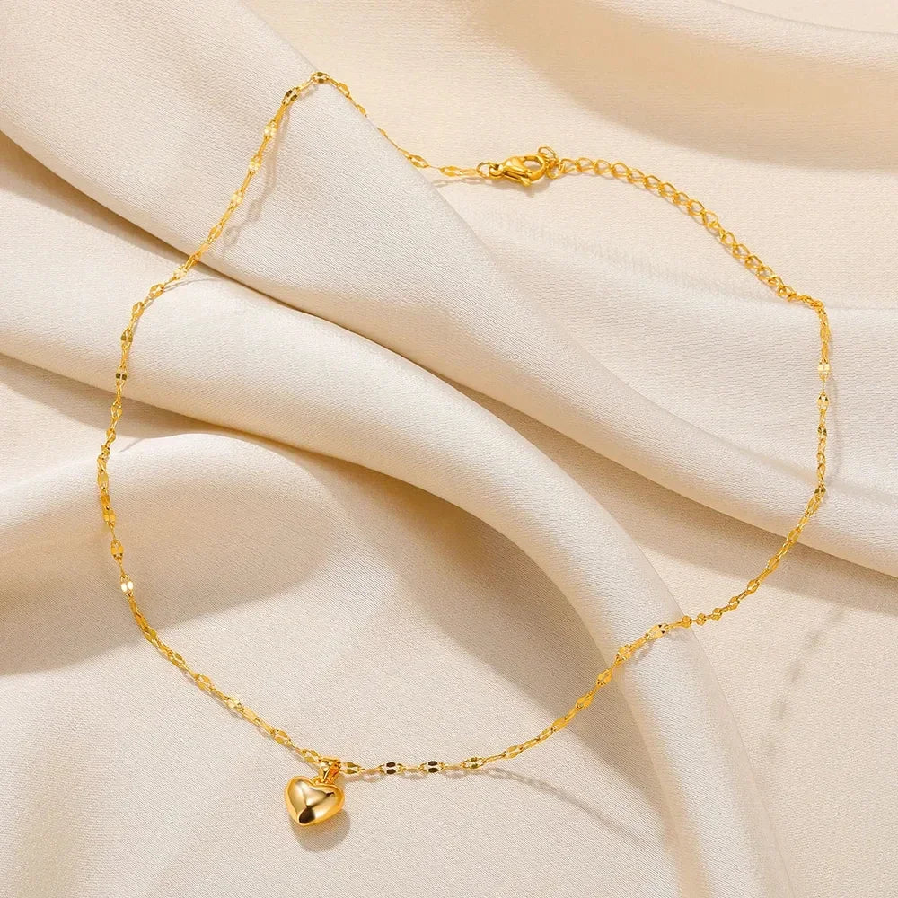 Heart Pendant Love Necklace