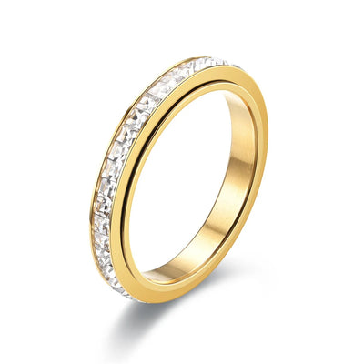 Spinner Crystal Ring