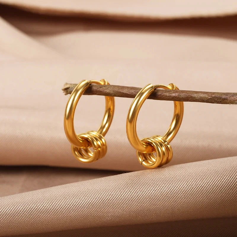 Heart Zirconia Earrings