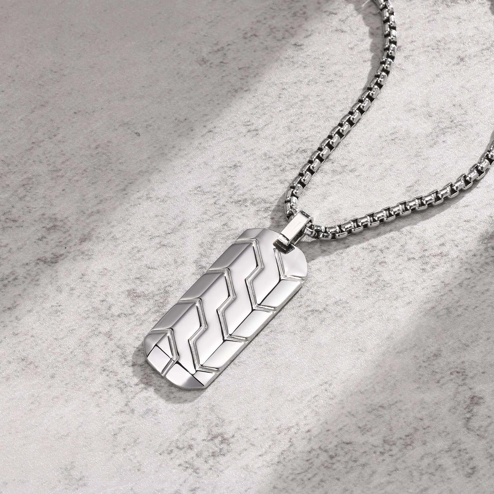 Tag Pendant Necklace