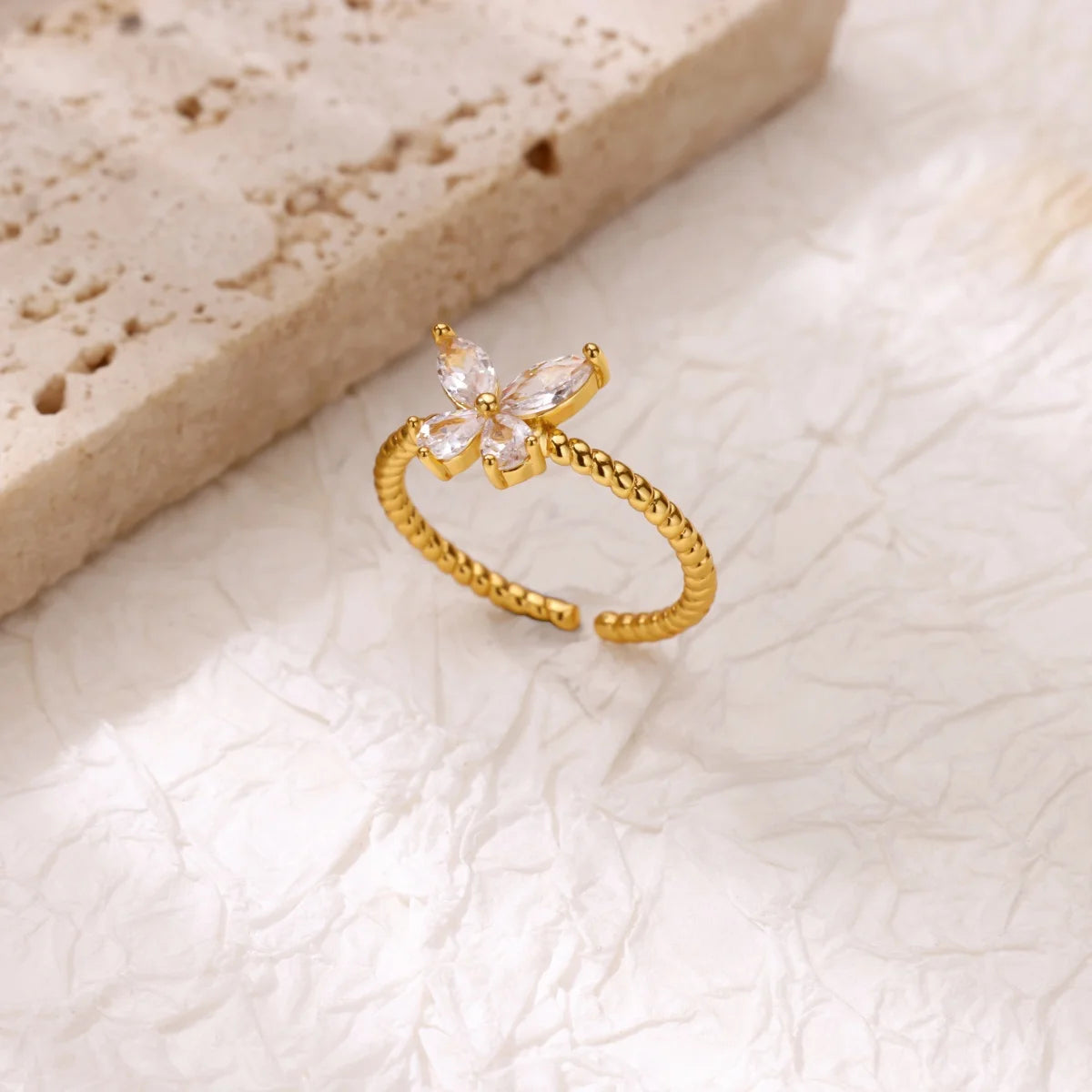 Geometric Charm Ring