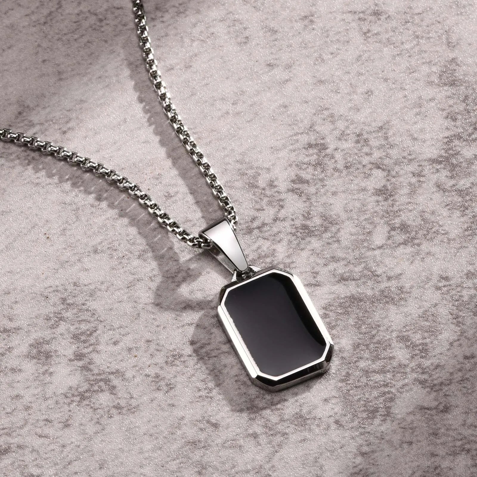 Tag Pendant Necklace