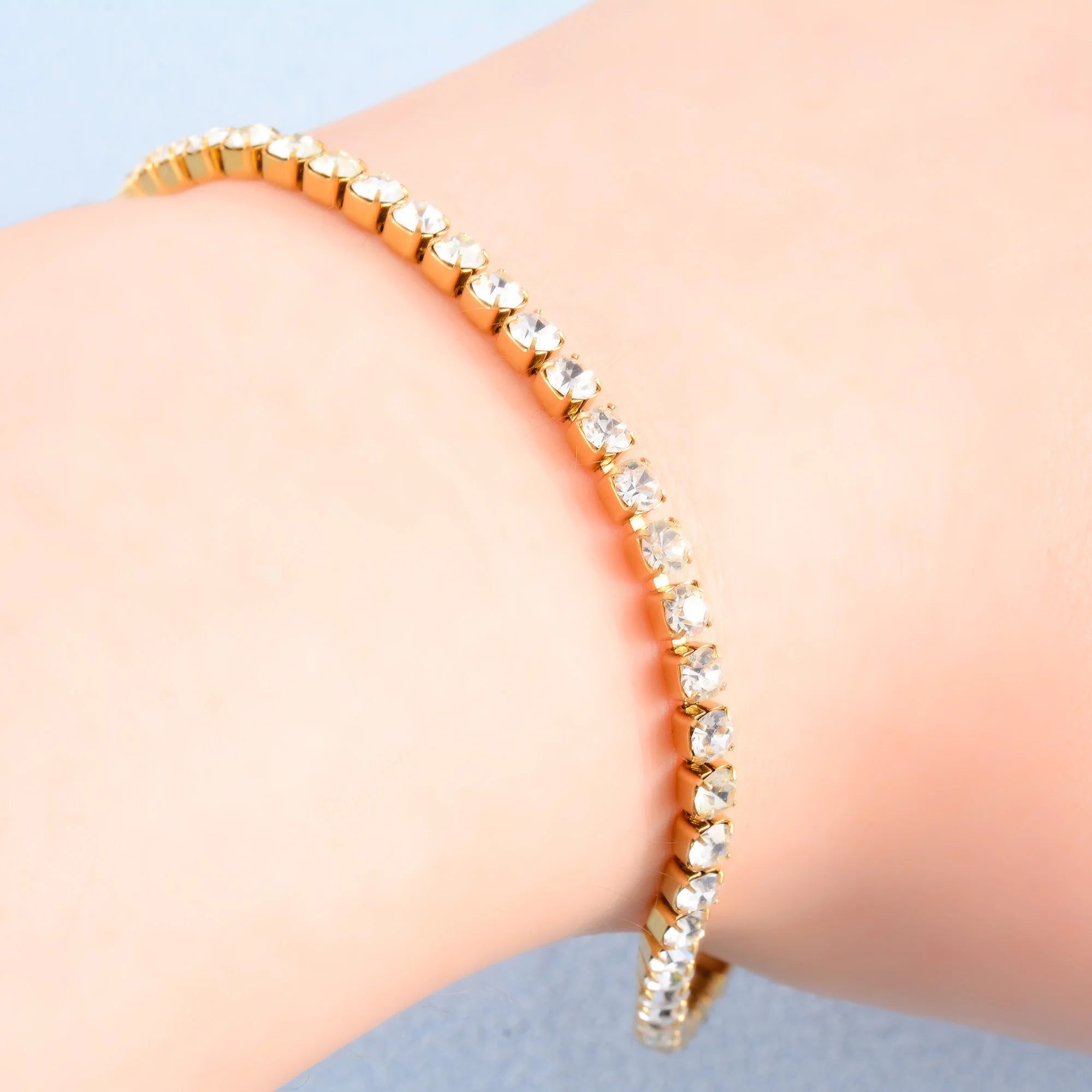Tennis Crystal Bangle Bracelet