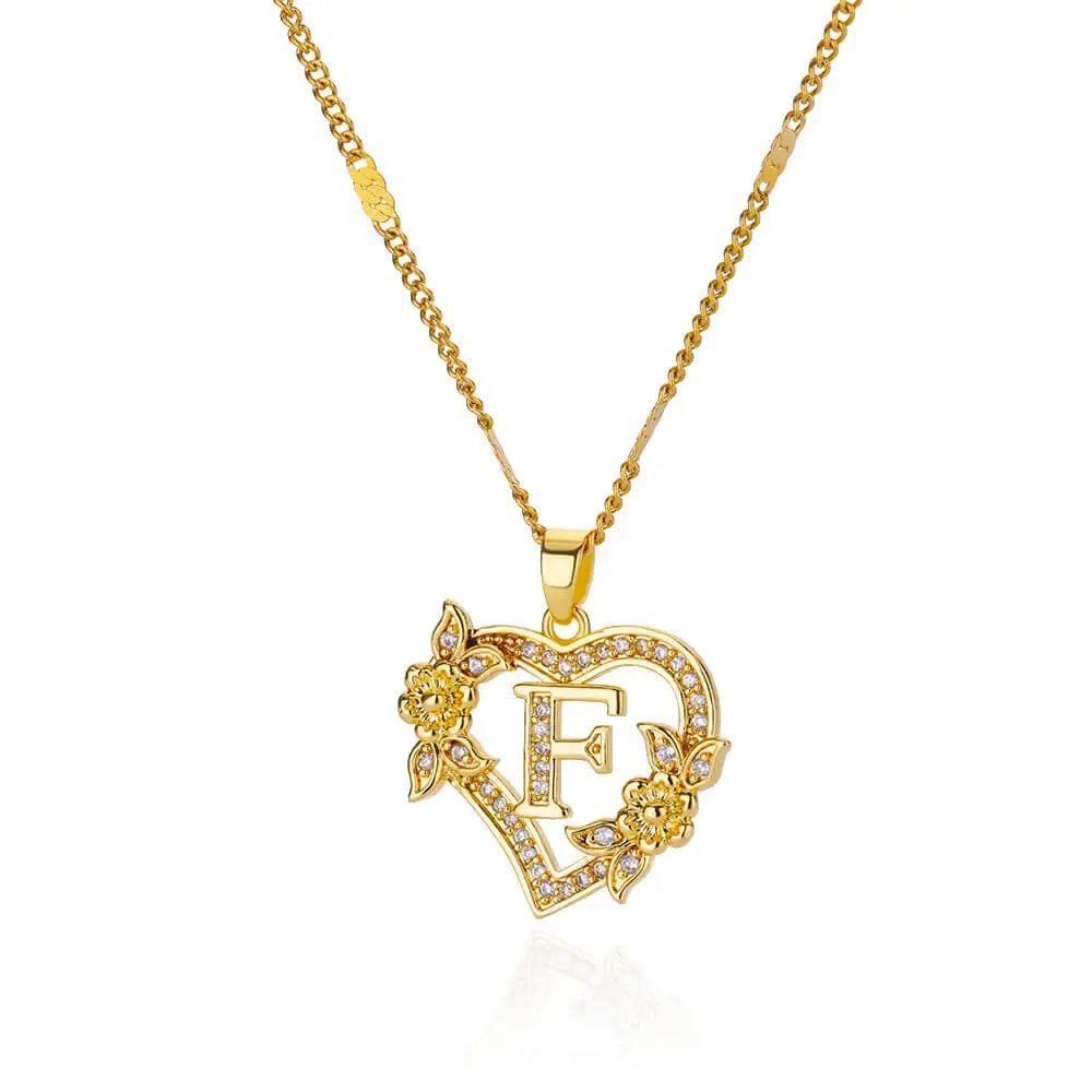 Heart Floral Necklace